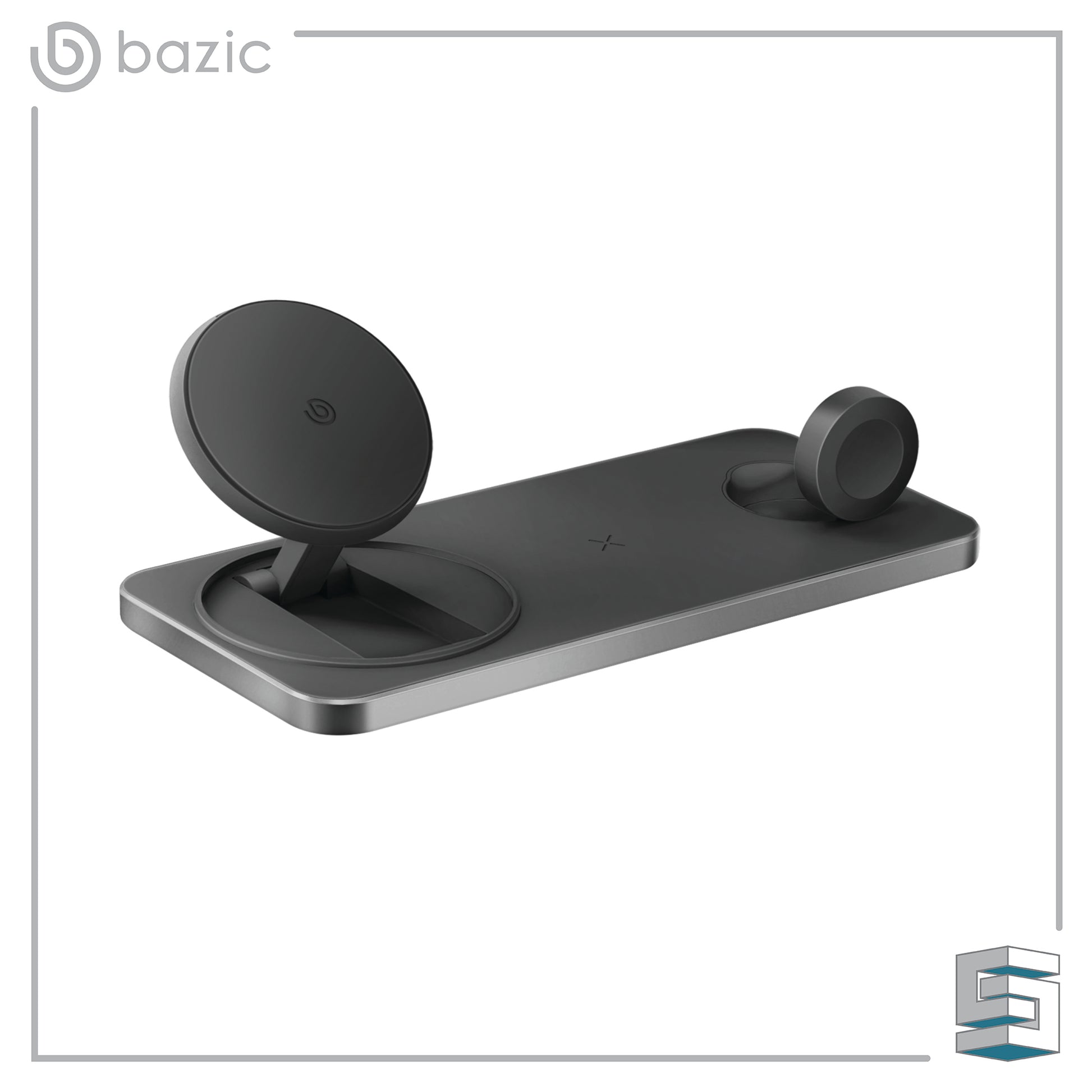 3-in-1 Foldable Wireless Charging Stand - ENERGEA Bazic GoMag Station Global Synergy Concepts