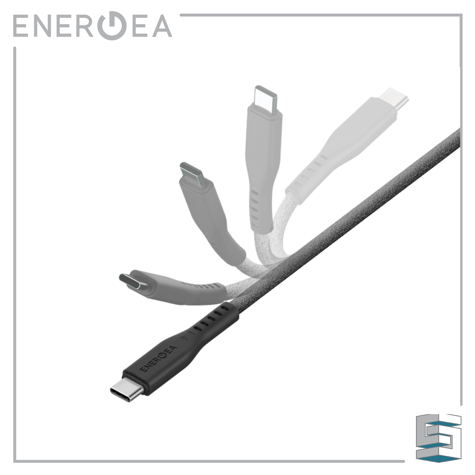 USB-C to USB-C Cable - ENERGEA Flow 30cm Global Synergy Concepts