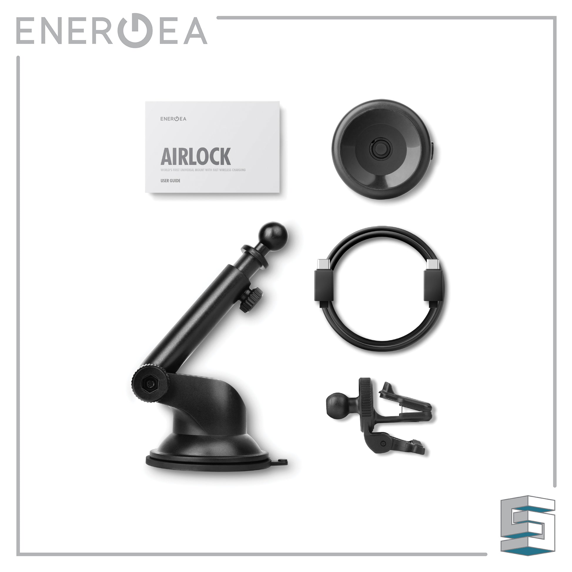 Phone Mount with Wireless Charging - ENERGEA Airlock Global Synergy Concepts