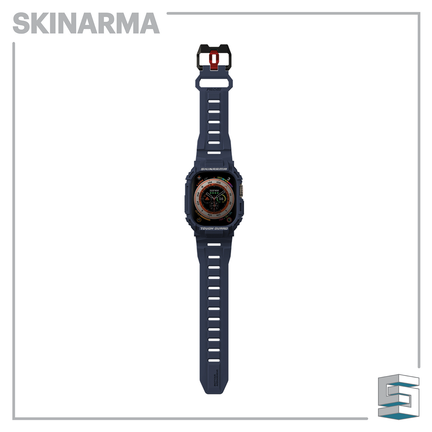 SKINARMA 2-IN-1 APPLE WATCH STRAP + CASE MECHA 45/44 MM Global Synergy Concepts