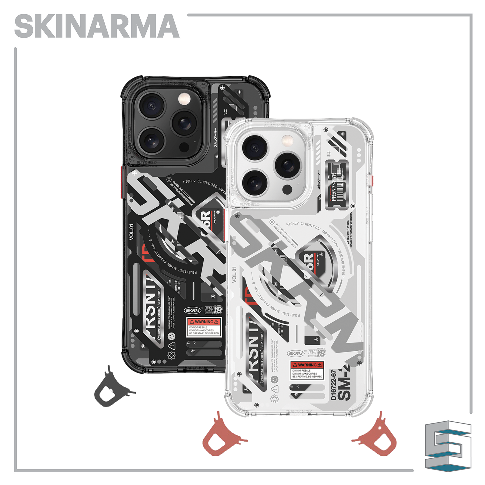 Case for Apple iPhone 15 series - SKINARMA Ekho Global Synergy Concepts