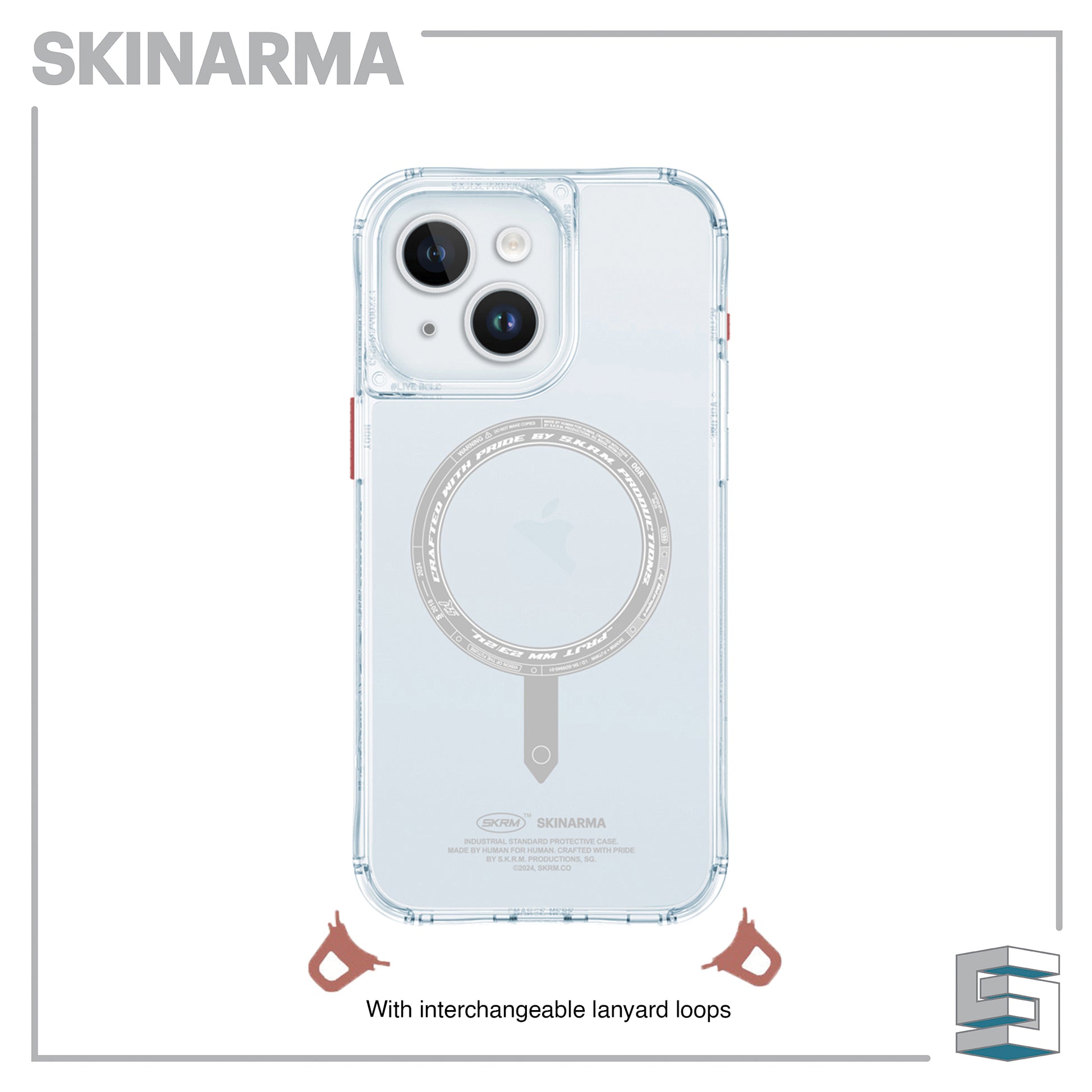 Case for Apple iPhone 15 series - SKINARMA Saido MagCharge Global Synergy Concepts