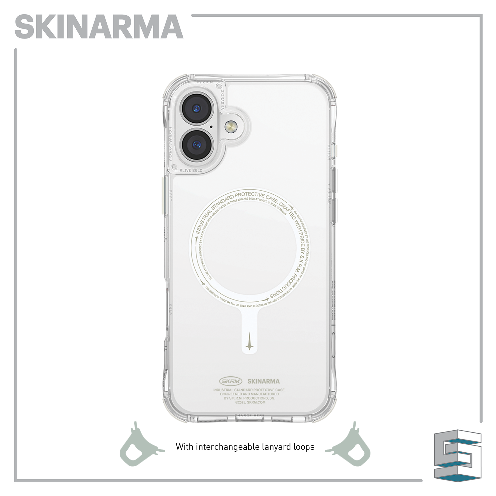 Case for Apple iPhone 16 series - SKINARMA Saido Mag Niteglow Global Synergy Concepts