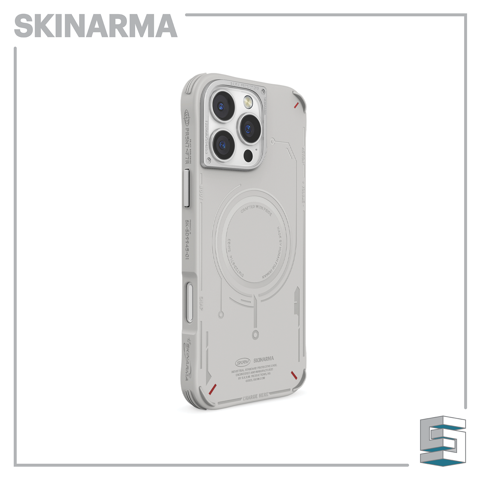 Case for Apple iPhone 16 series - SKINARMA Mecha Mag Global Synergy Concepts