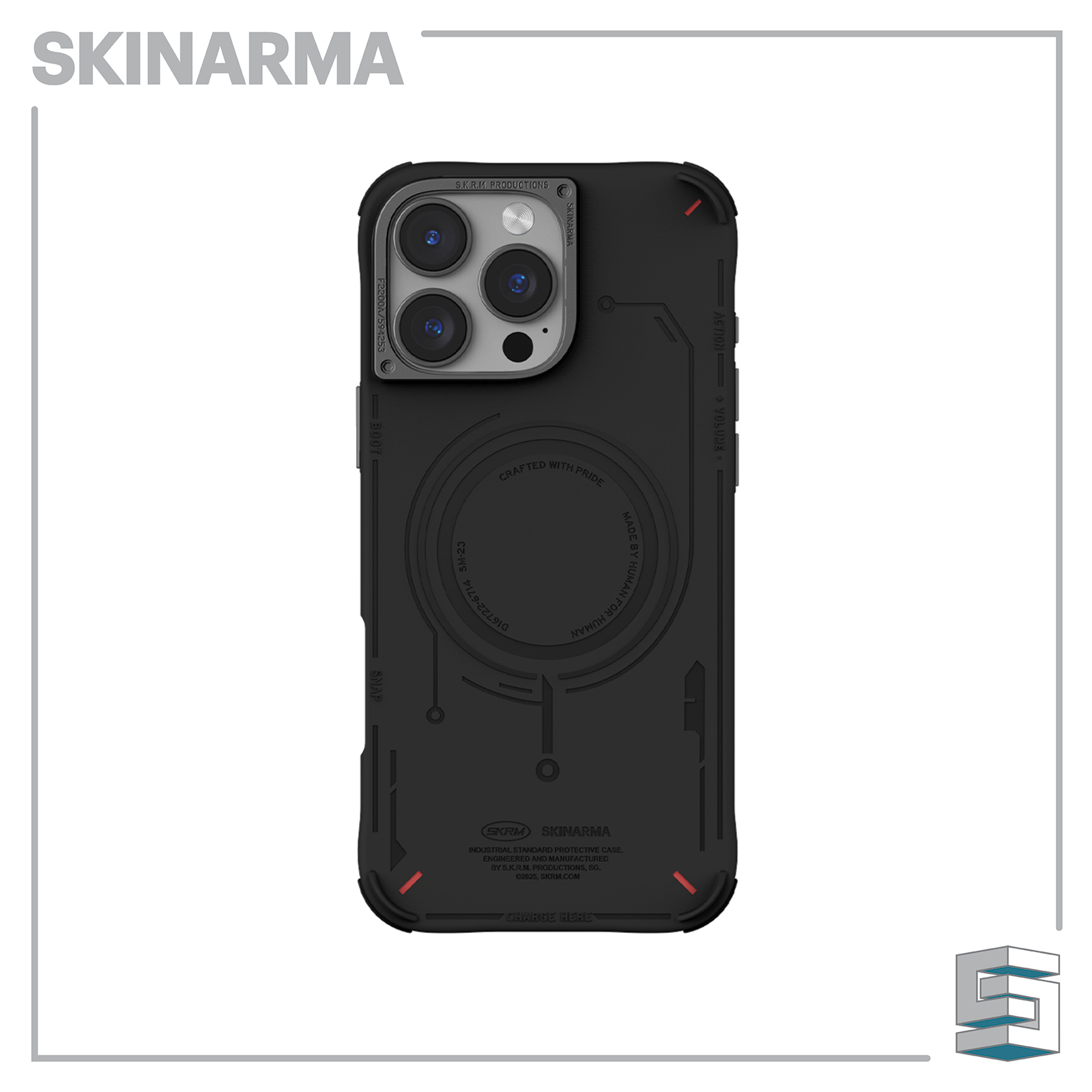 Case for Apple iPhone 16 series - SKINARMA Mecha Mag Global Synergy Concepts