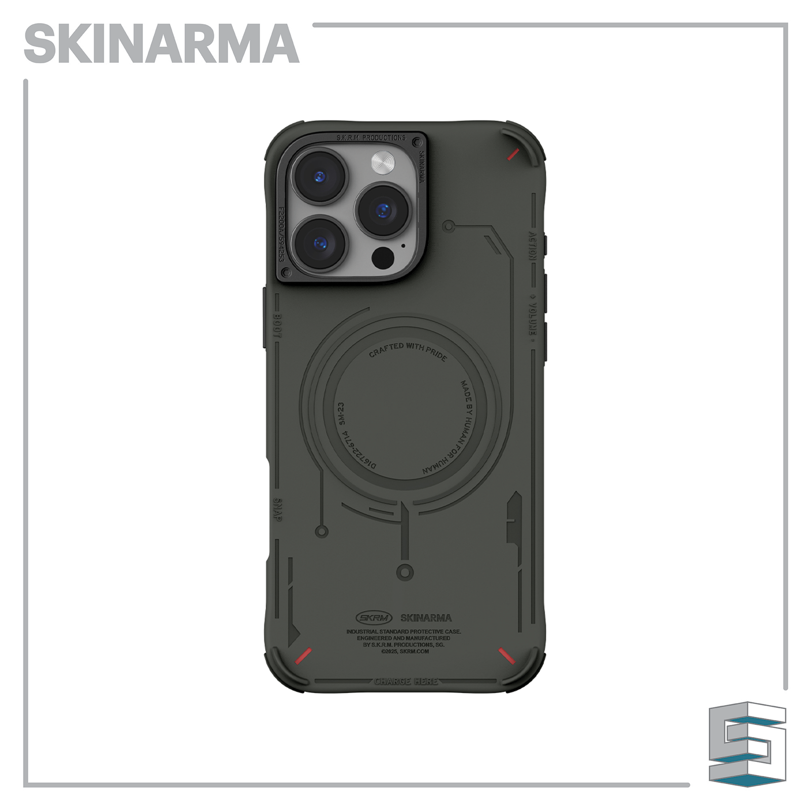 Case for Apple iPhone 16 series - SKINARMA Mecha Mag Global Synergy Concepts