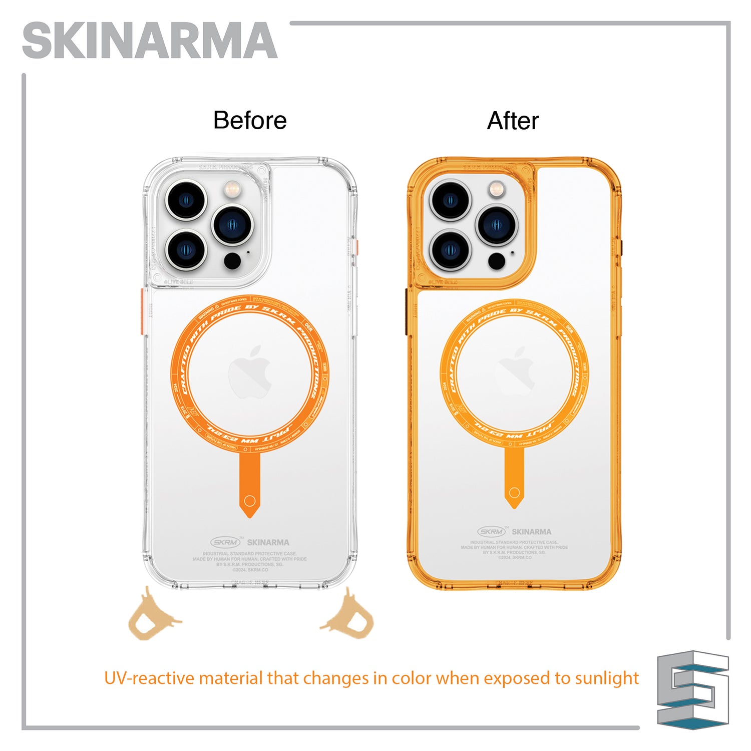 Case for Apple iPhone 15 series - SKINARMA Saido Sunburst Global Synergy Concepts