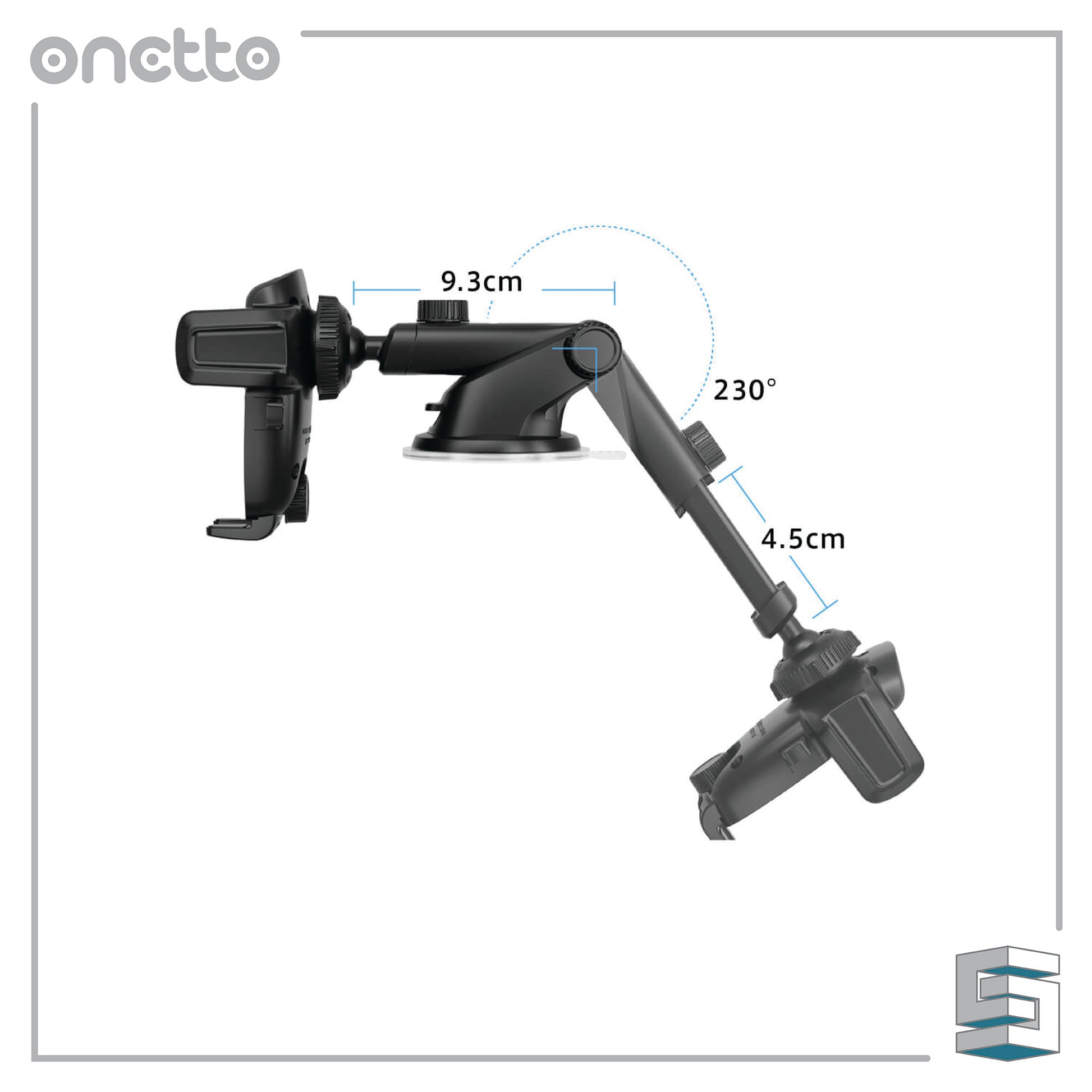 Car Mount - ONETTO Easy One Touch 5 Global Synergy Concepts