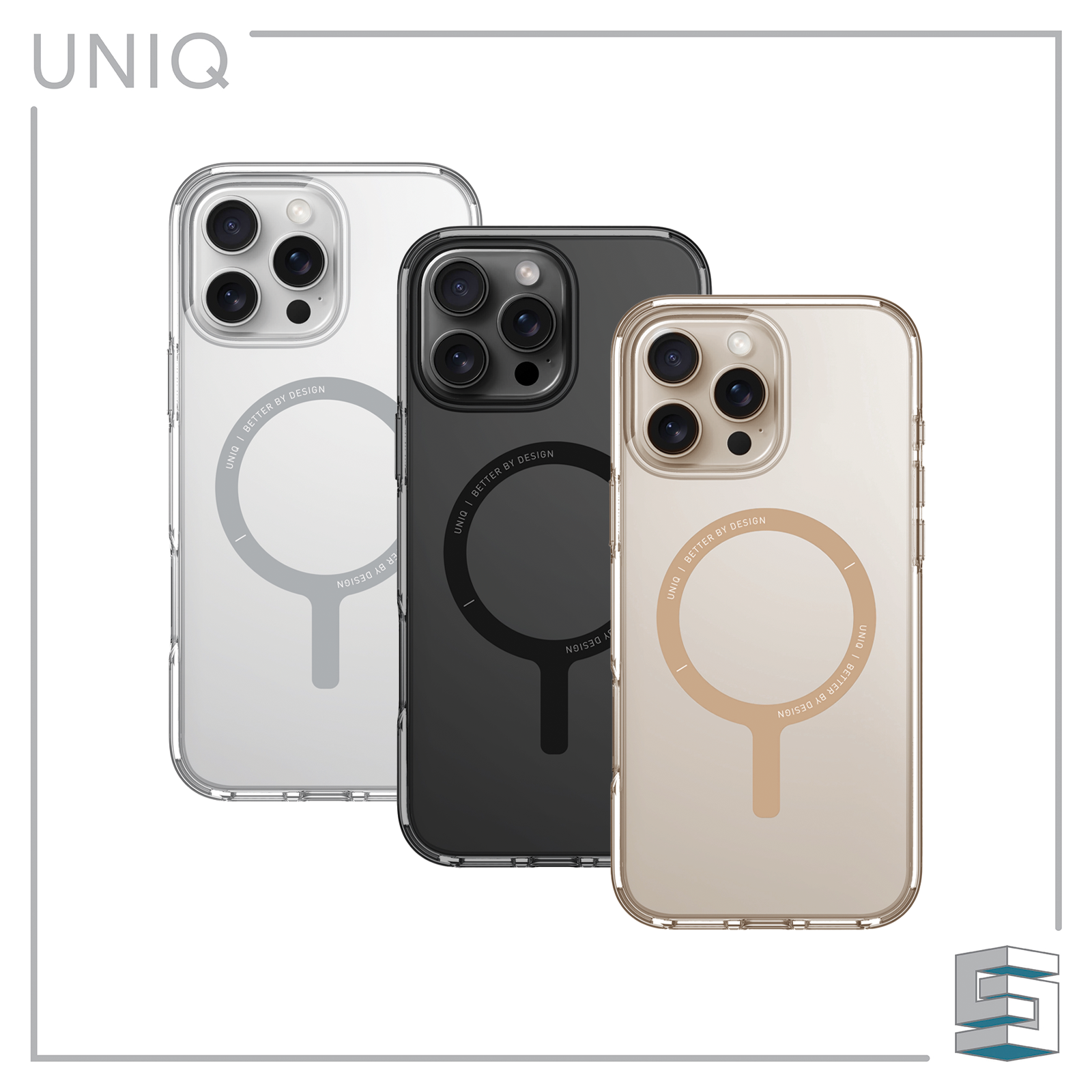 Case for Apple iPhone 16 series - UNIQ Clario MagClick Global Synergy Concepts