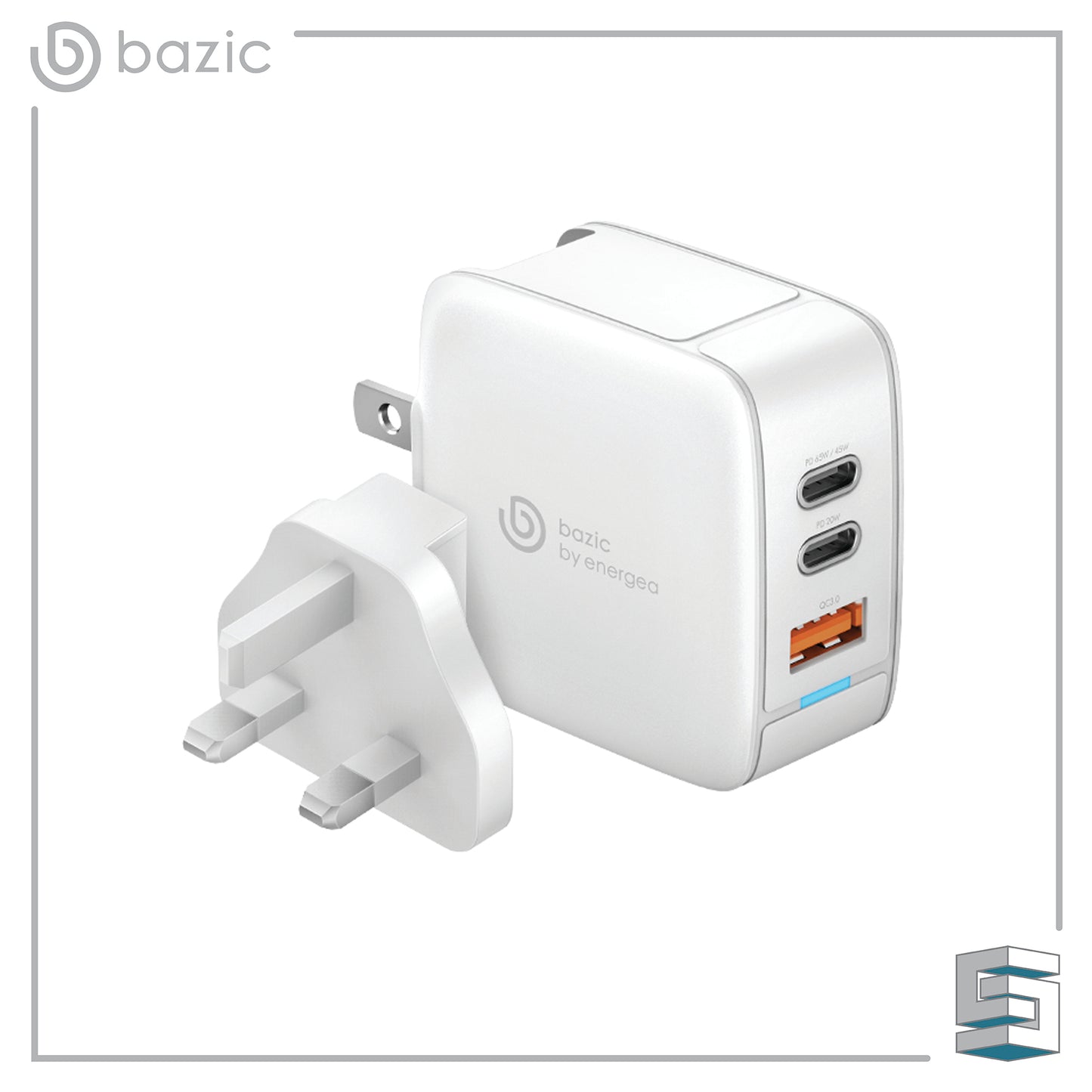 Wall Charger - BAZIC by ENERGEA GoPort GaN65 Global Synergy Concepts
