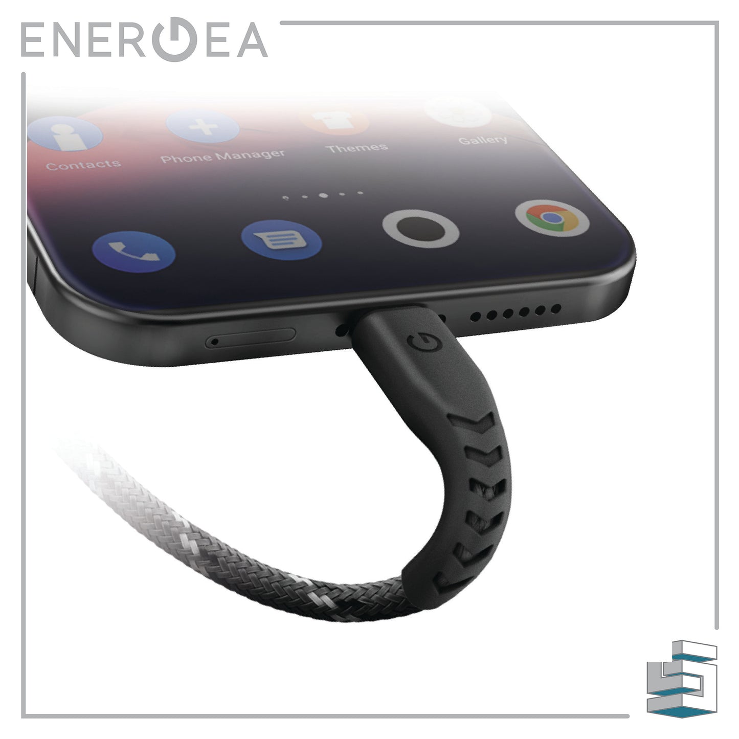 Universal USB-C to USB-A Cable - ENERGEA Nyloflex 1.5m Global Synergy Concepts