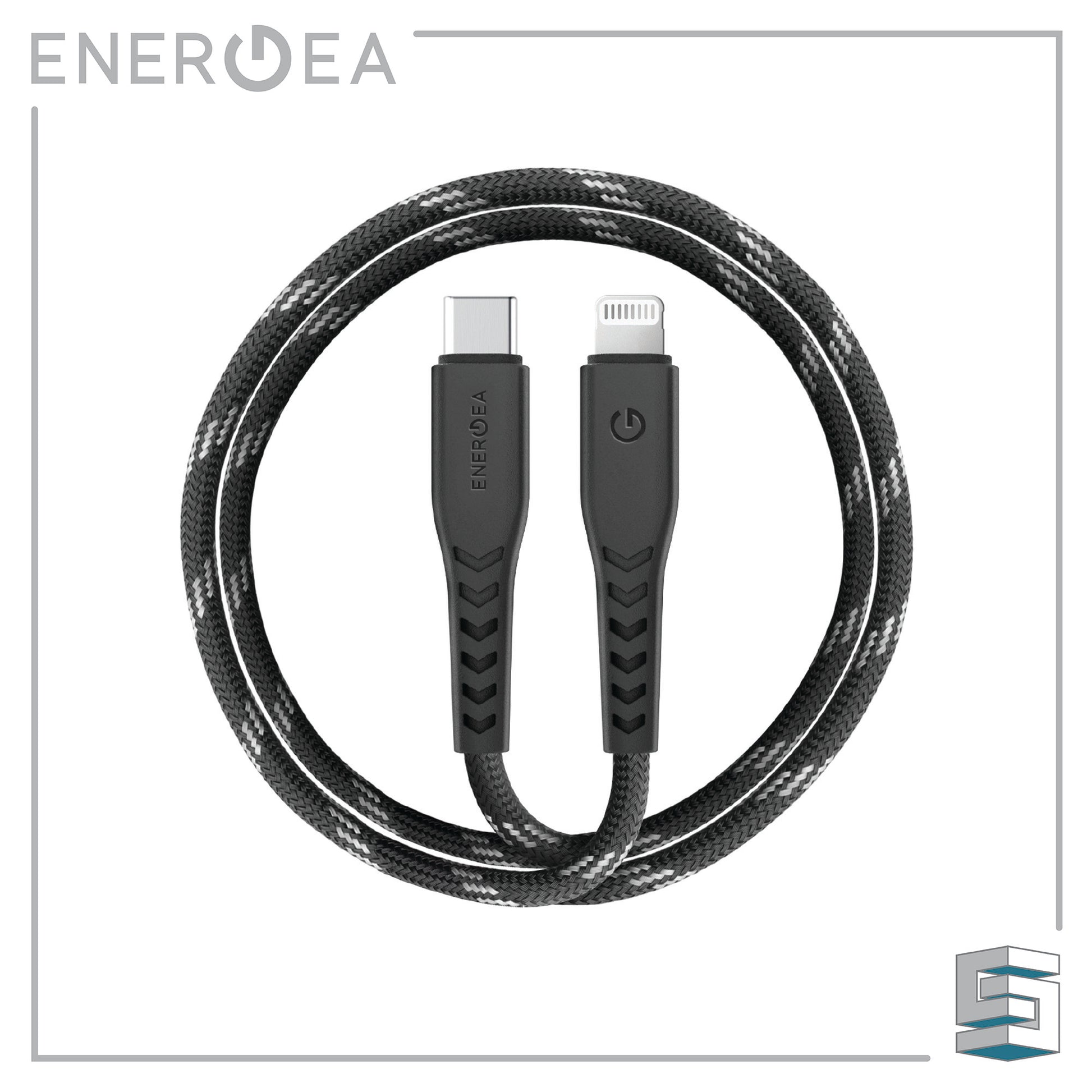 Charge & Sync C to Lightning Cable - ENERGEA NyloFlex MFI 30CM Global Synergy Concepts