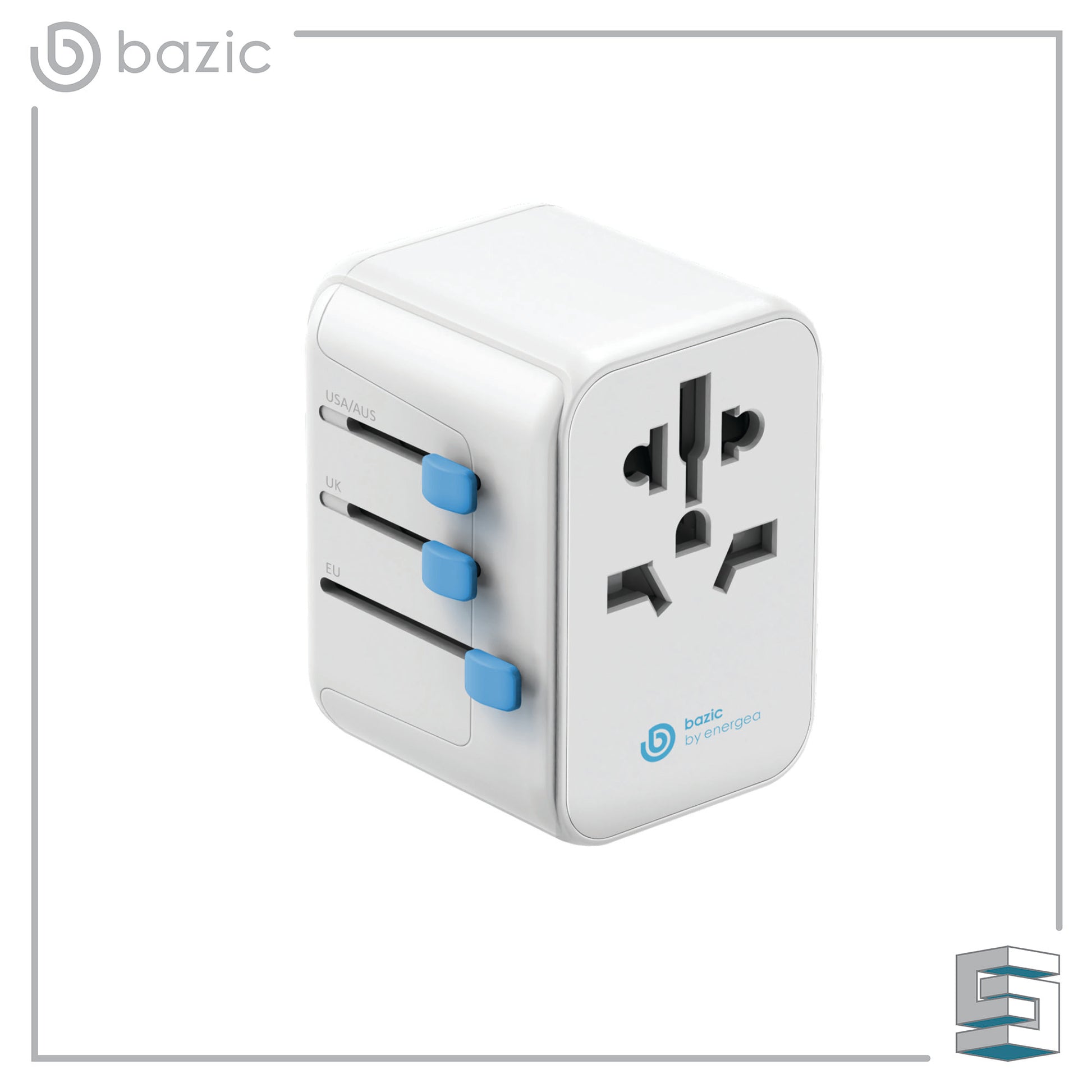 Travel Adapter - ENERGEA Bazic GoPort Travel Adapter Global Synergy Concepts