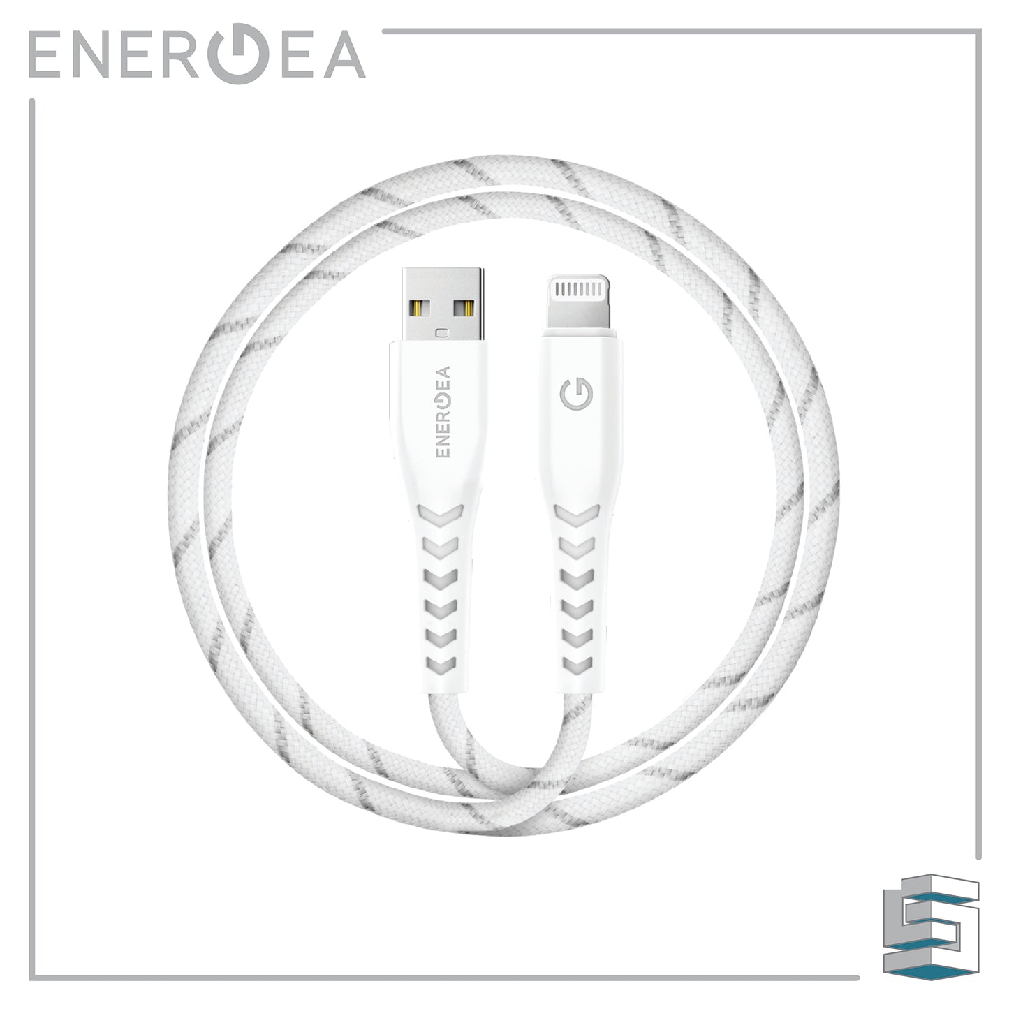 Charge & Sync A to Lightning Cable - ENERGEA NyloFlex MFI 1.5M Global Synergy Concepts