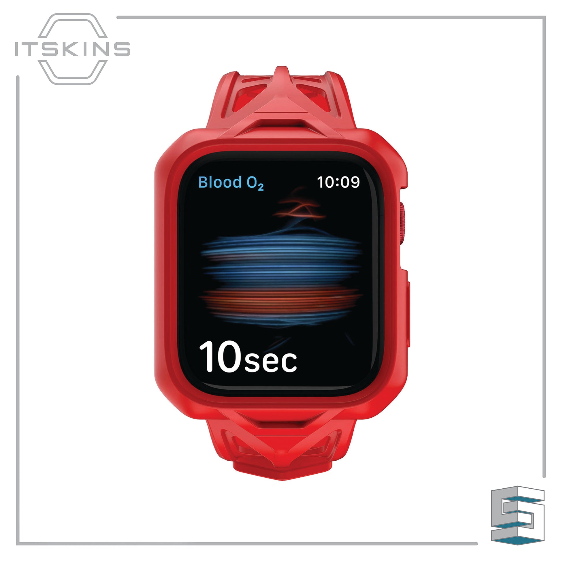 Case for Apple Watch Series SE/4/5/6/7/8 - ITSKINS Spectrum // Solid Combo (Strap + Case) Global Synergy Concepts