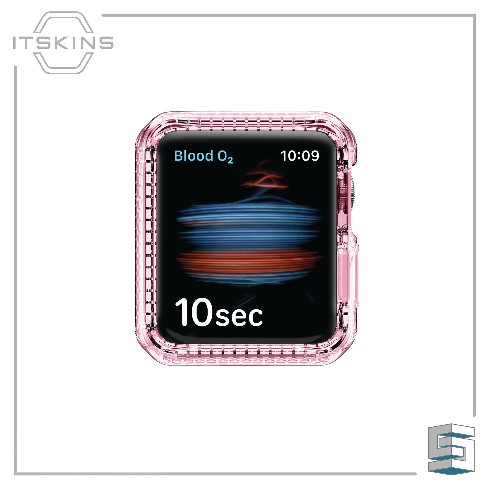 Case for Apple Watch SE/7/6/5/4 Series - ITSKINS Spectrum Clear (x 2 pieces) Global Synergy Concepts