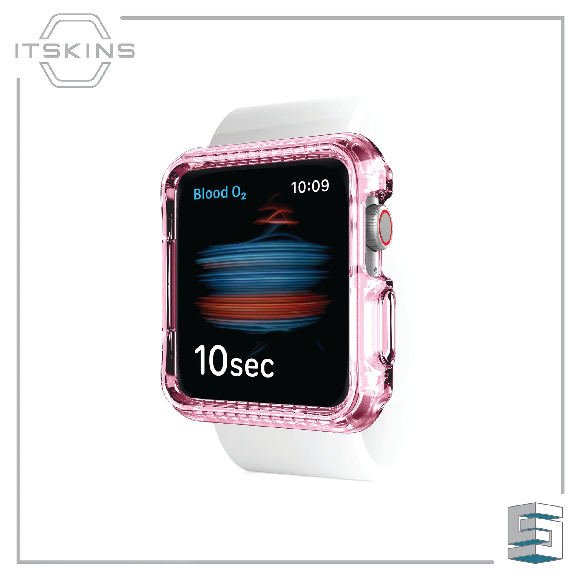 Case for Apple Watch SE/7/6/5/4 Series - ITSKINS Spectrum Clear (x 2 pieces) Global Synergy Concepts