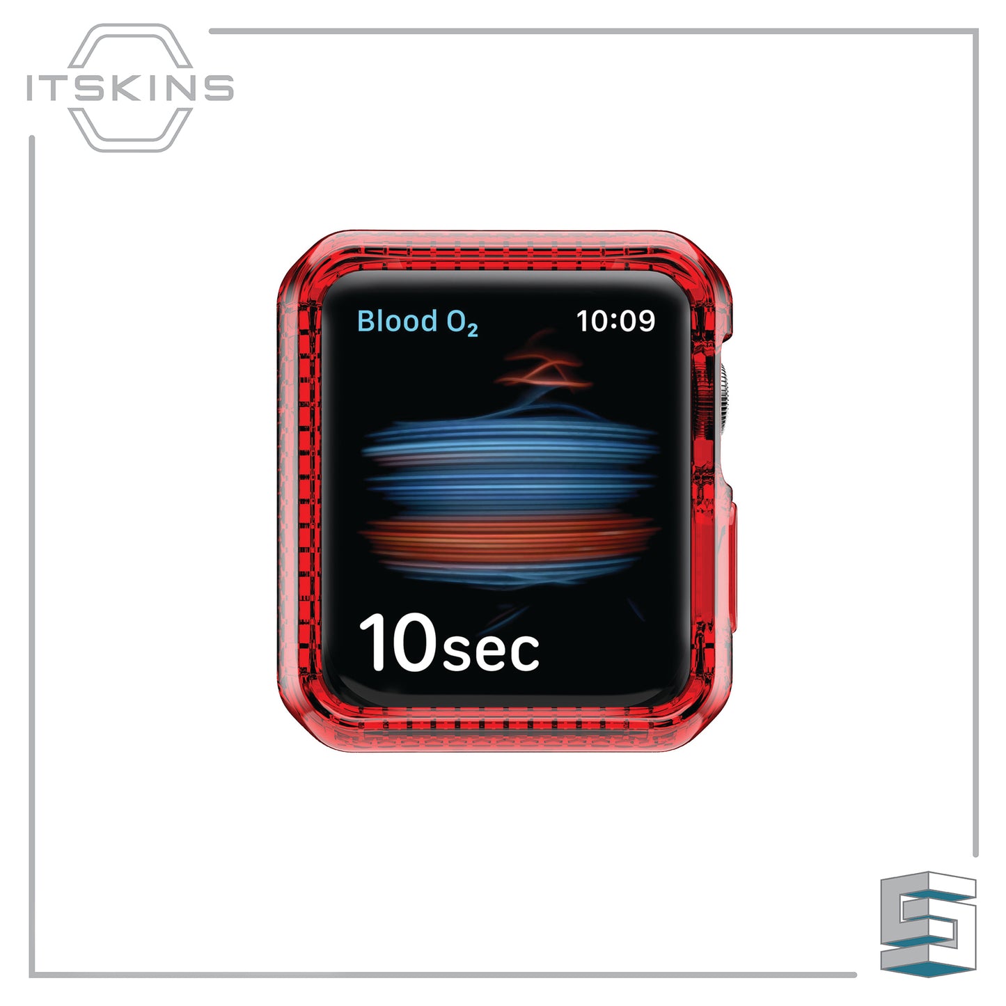 Case for Apple Watch SE/7/6/5/4 Series - ITSKINS Spectrum Clear (x 2 pieces) Global Synergy Concepts