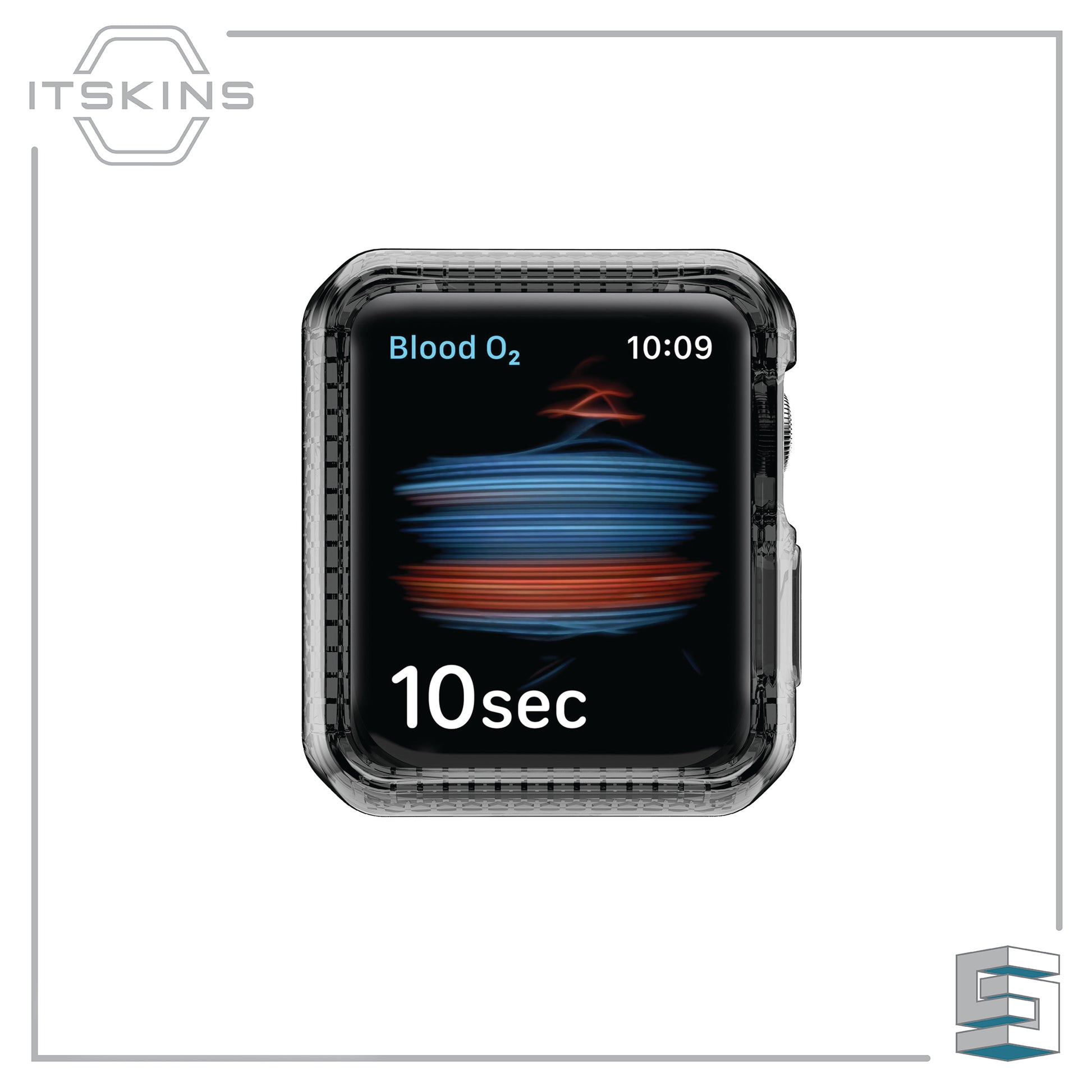 Case for Apple Watch SE/7/6/5/4 Series - ITSKINS Spectrum Clear (x 2 pieces) Global Synergy Concepts