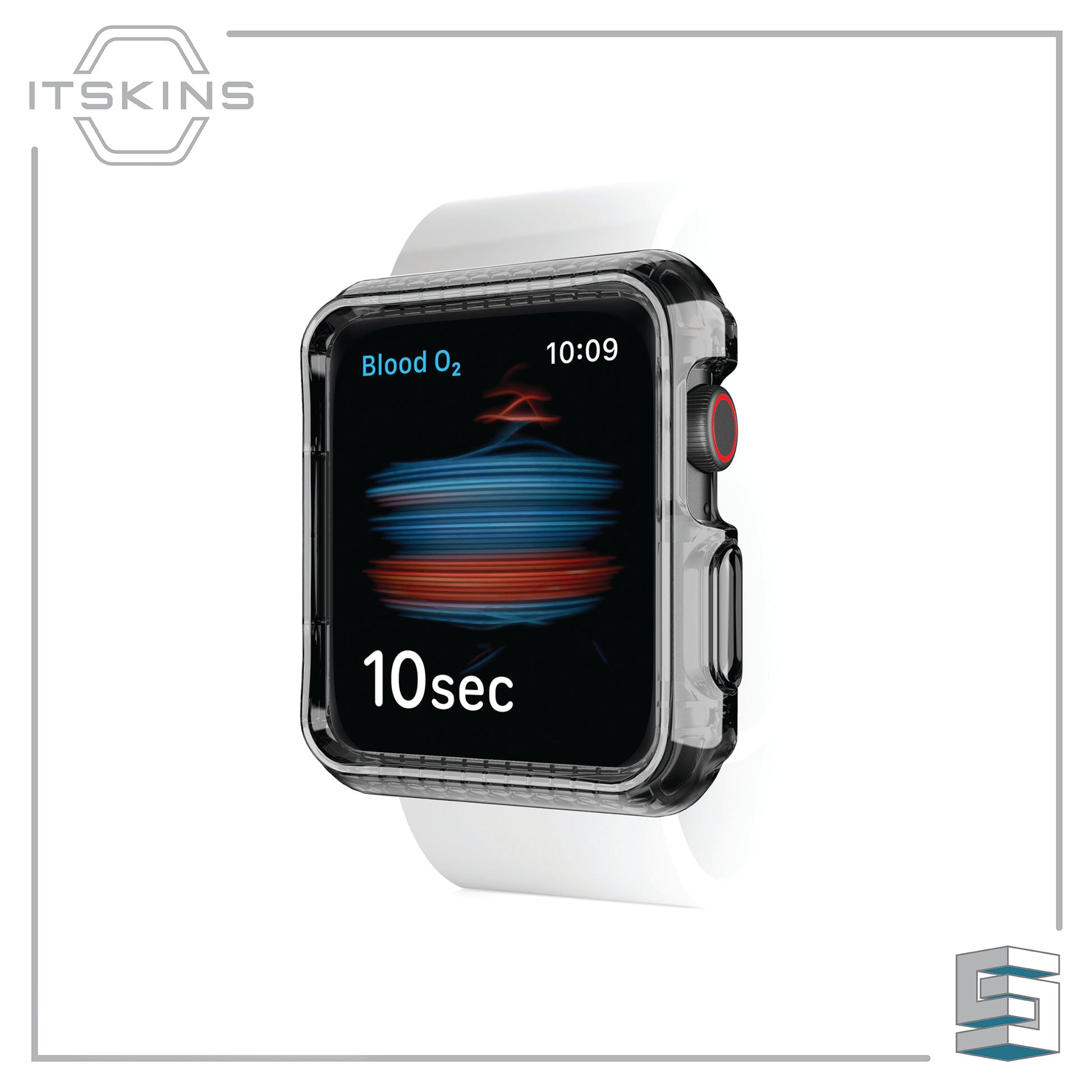 Case for Apple Watch SE/7/6/5/4 Series - ITSKINS Spectrum Clear (x 2 pieces) Global Synergy Concepts