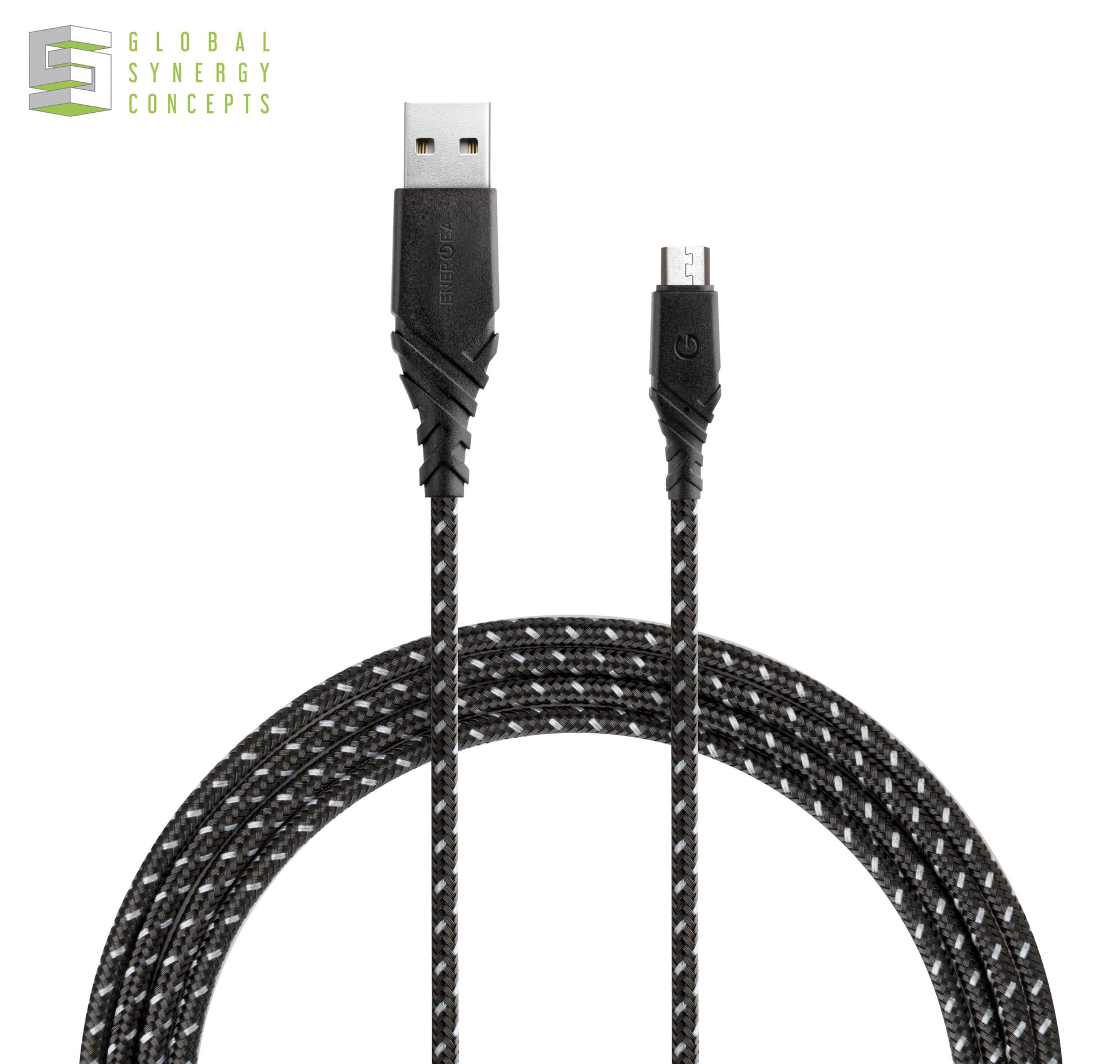 Charge & Sync Micro-USB Cable - ENERGEA Duraglitz 3m Global Synergy Concepts