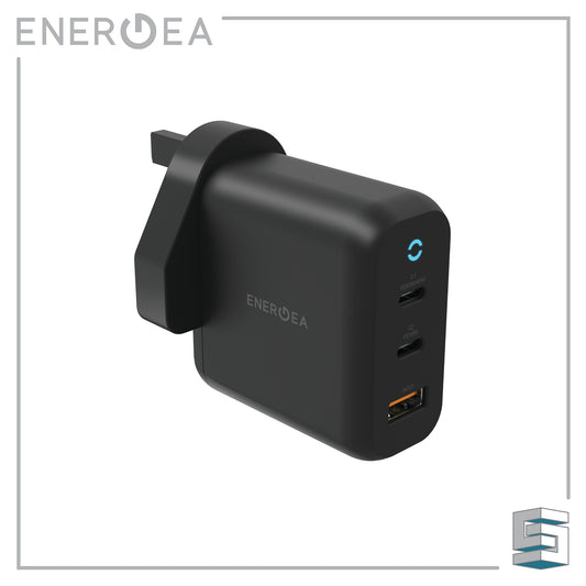 Wall Charger - ENERGEA AmpCharge GaN65 Dual USB-C + USB-A PD/PPS/QC3.0 Global Synergy Concepts