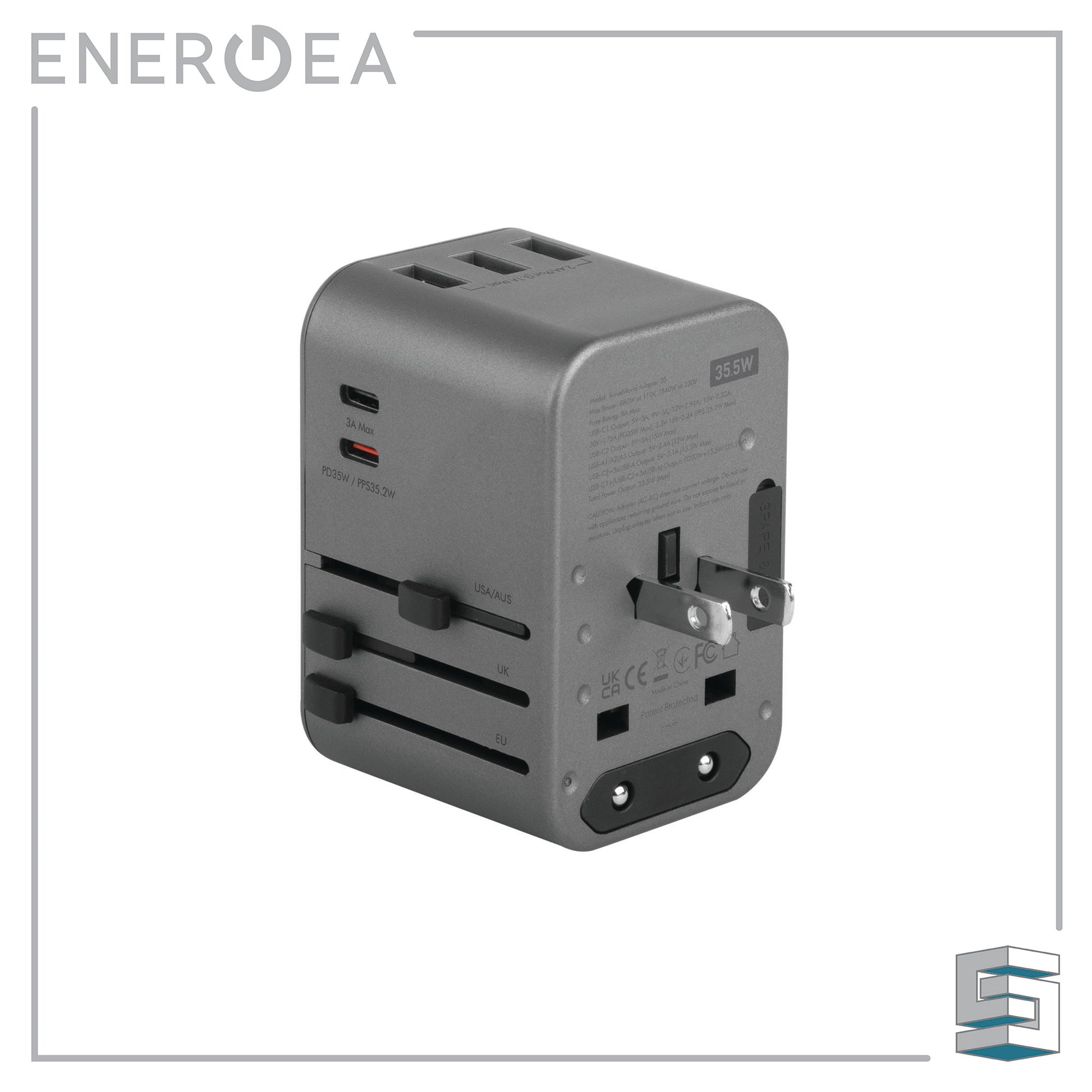 Universal Adapter - ENERGEA TravelWorld Adapter 35 Global Synergy Concepts