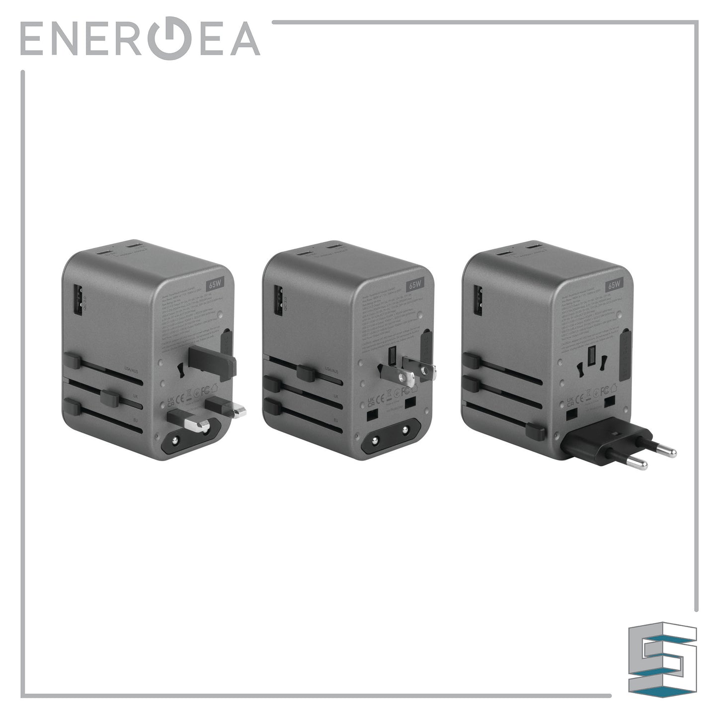 Universal Adapter - ENERGEA TravelWorld Adapter GaN65 Global Synergy Concepts