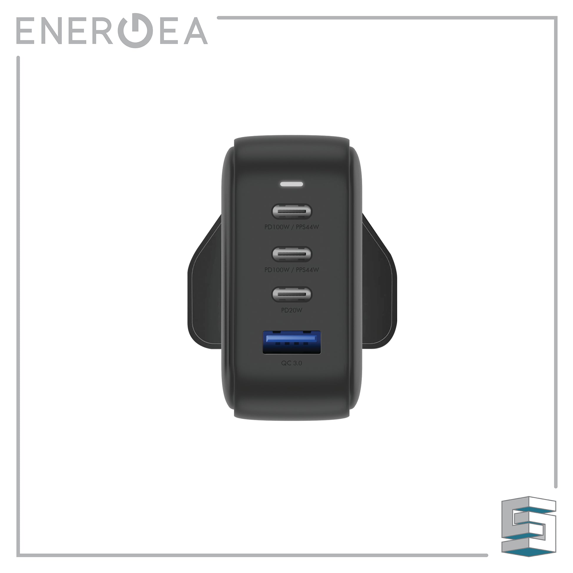 Wall Charger - ENERGEA Travelite GAN100 (US+UK) Global Synergy Concepts