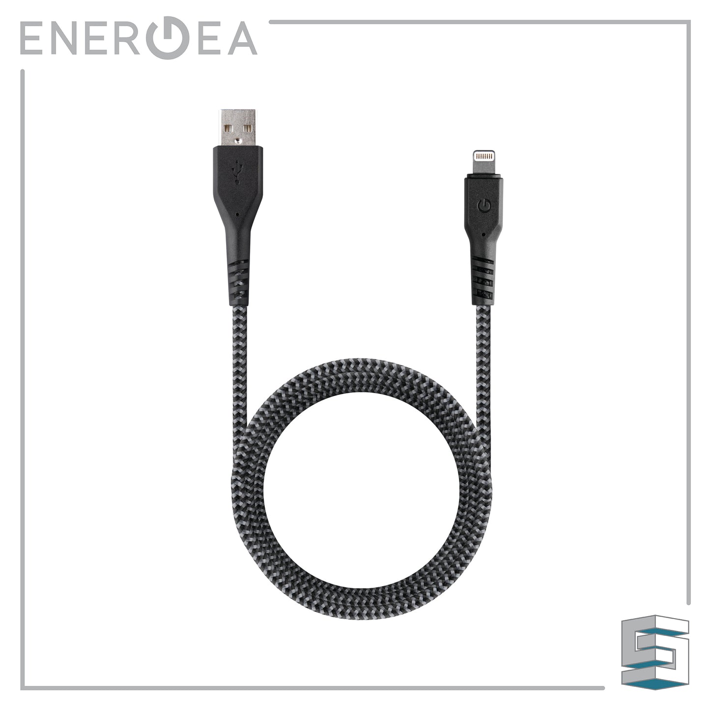 Charge & Sync Lightning Cable - ENERGEA FibraTough MFI 1.5m Global Synergy Concepts