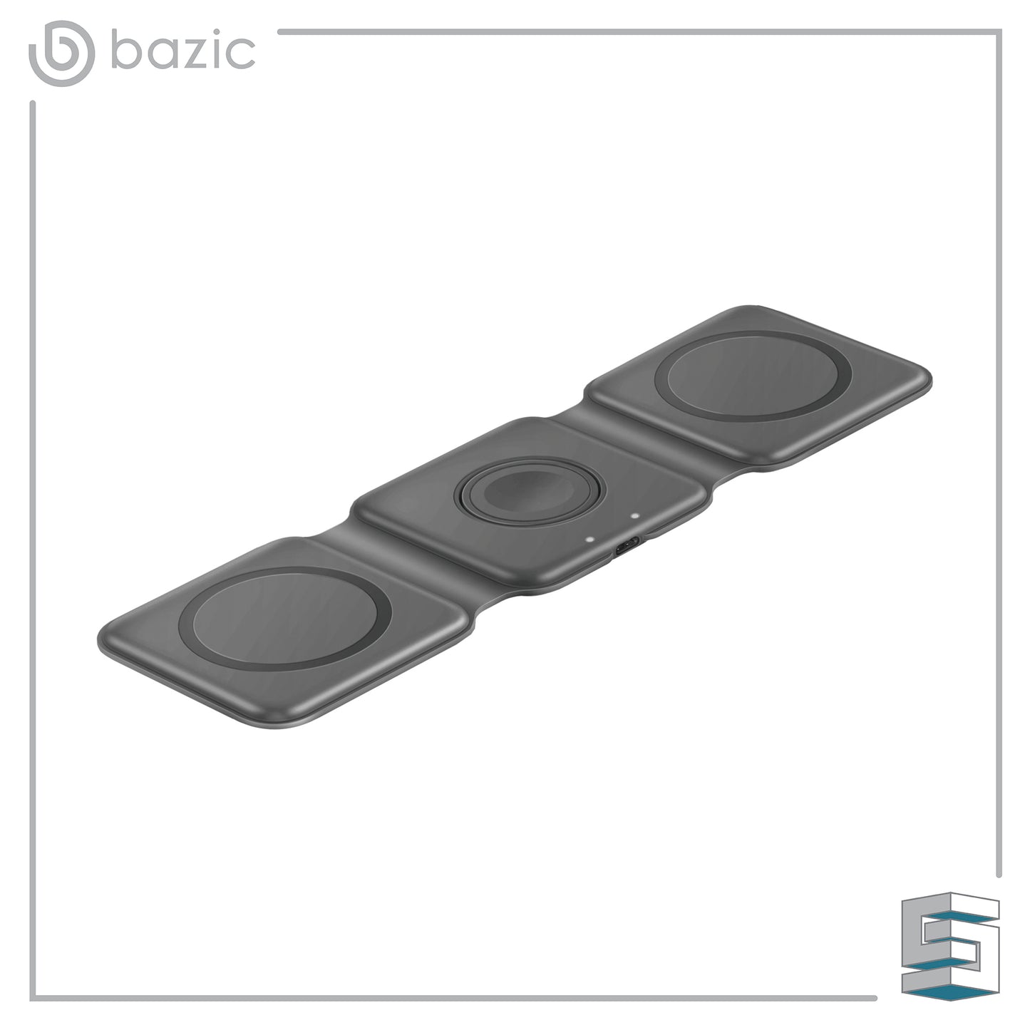 Foldable wireless charger - Bazic by ENERGEA GoMag Trio Global Synergy Concepts