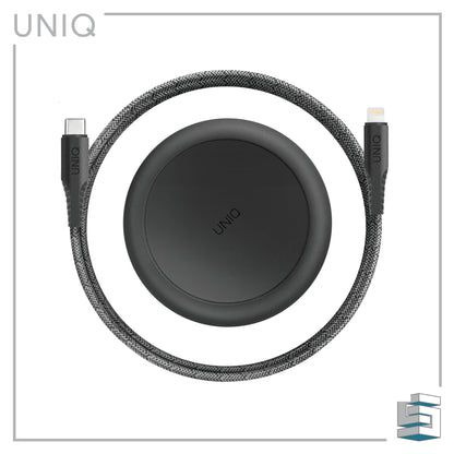 Charge & Sync USB-C to Lightning Cable with Smart Cable Organiser - UNIQ Halo 1.2m Global Synergy Concepts