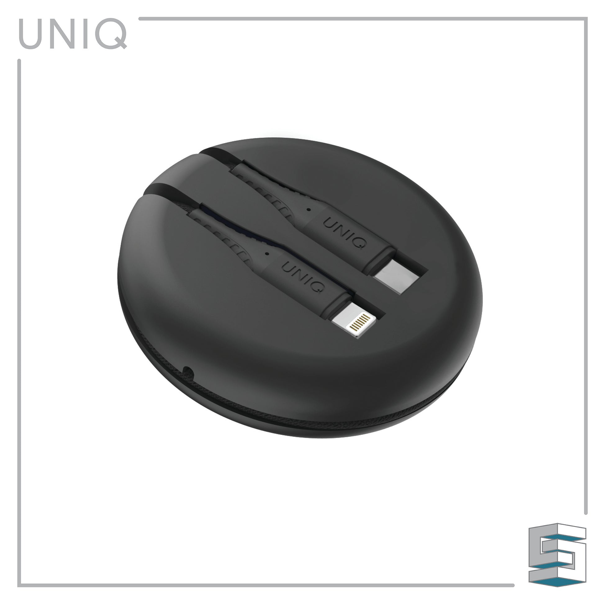 Charge & Sync USB-C to Lightning Cable with Smart Cable Organiser - UNIQ Halo 1.2m Global Synergy Concepts