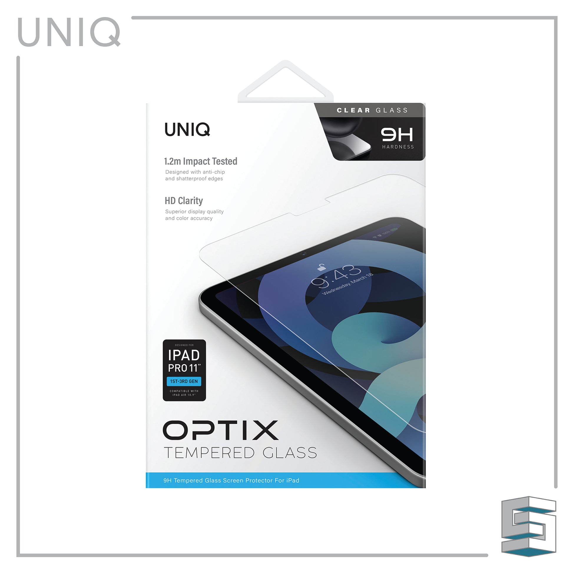 Tempered Glass for Apple iPad Pro 11 / iPad Air 10.9 - UNIQ Optix Global Synergy Concepts