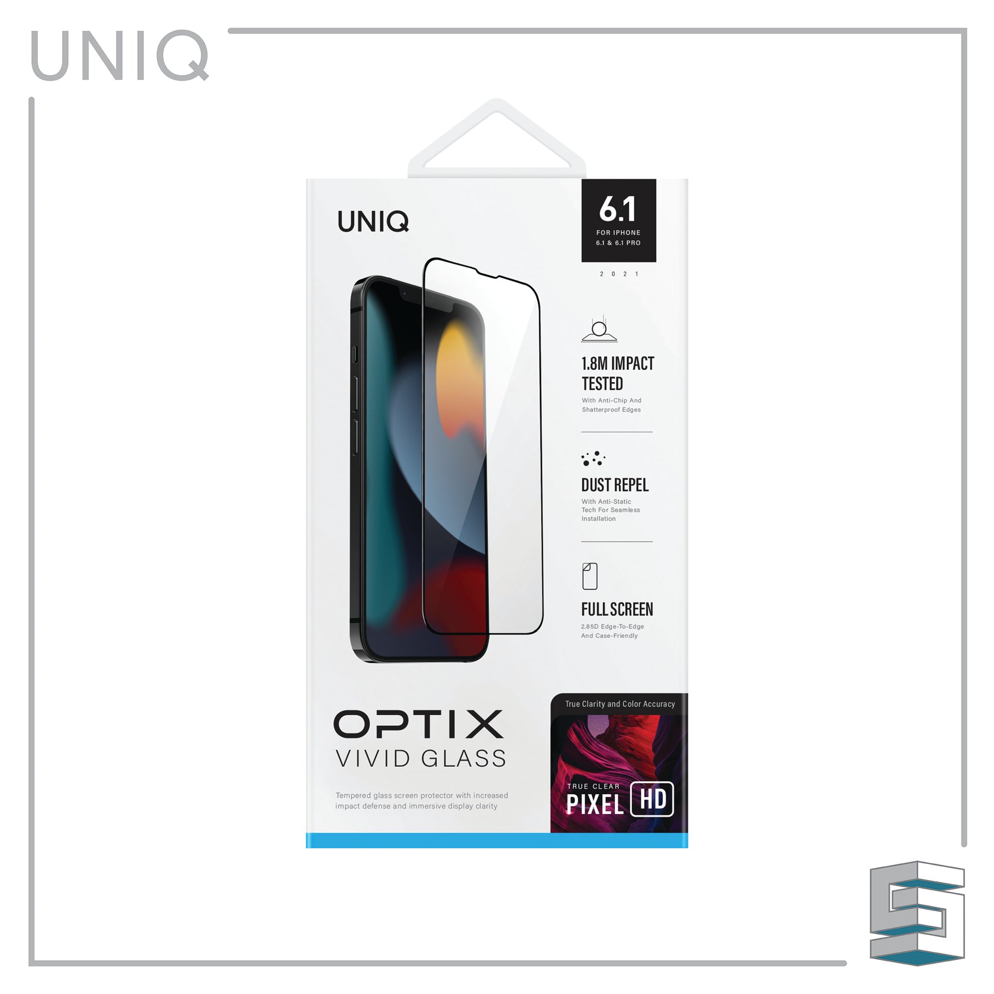 Tempered Glass for Apple iPhone 13 series – UNIQ Optix Vivid 2.85D Global Synergy Concepts