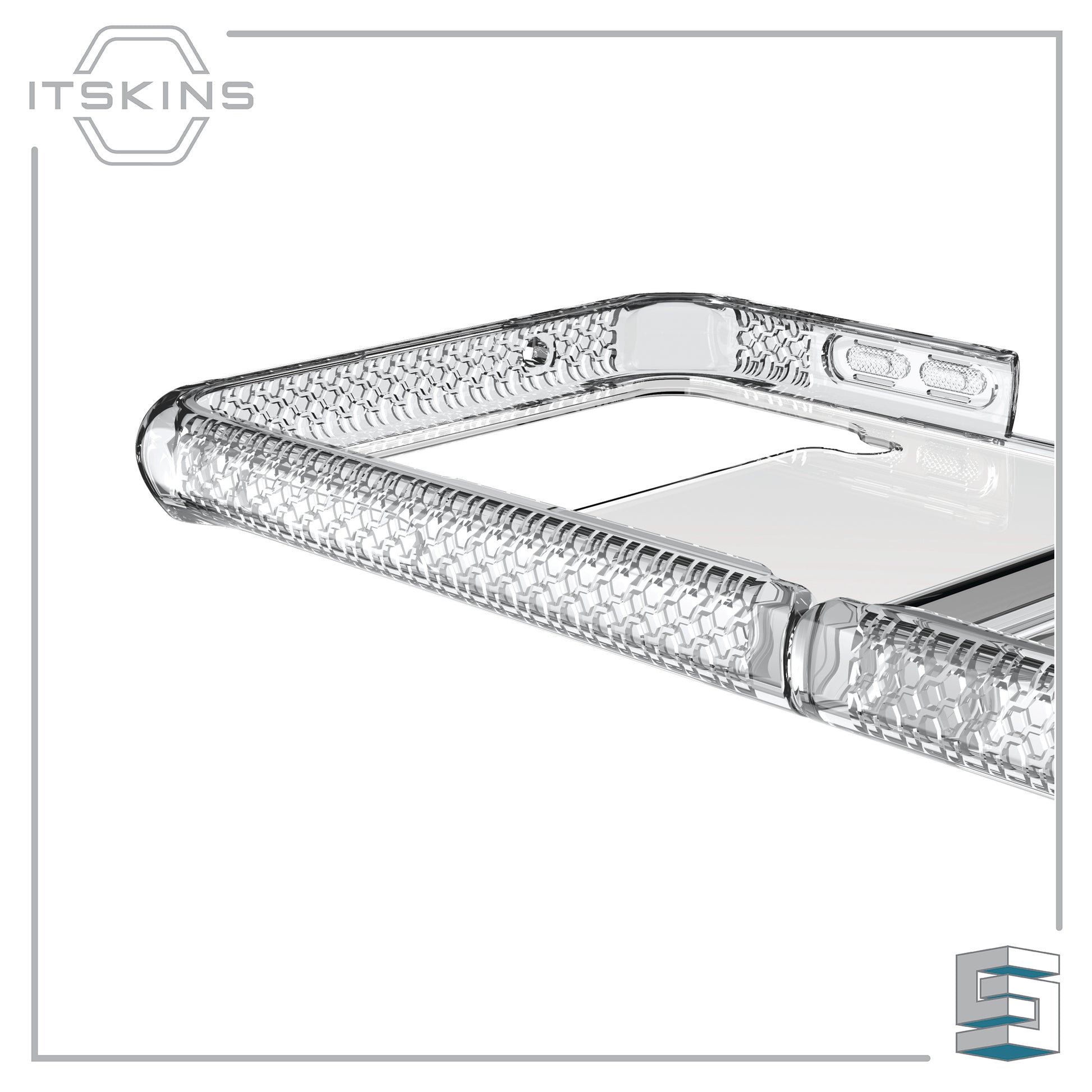 Case for Samsung Galaxy Z Flip4 5G - ITSKINS Hybrid_R // Clear Global Synergy Concepts