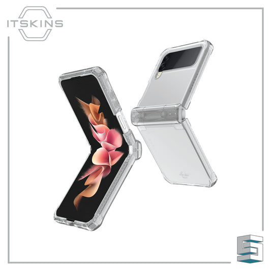 Case for Samsung Galaxy Z Flip4 5G - ITSKINS Supreme_R Clear // Hinge Global Synergy Concepts