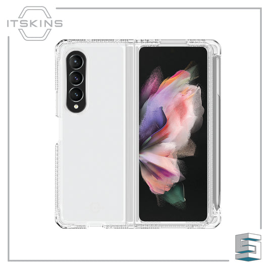 Case for Samsung Galaxy Z Fold4 5G - ITSKINS Hybrid_R // Clear (with pen holder) Global Synergy Concepts