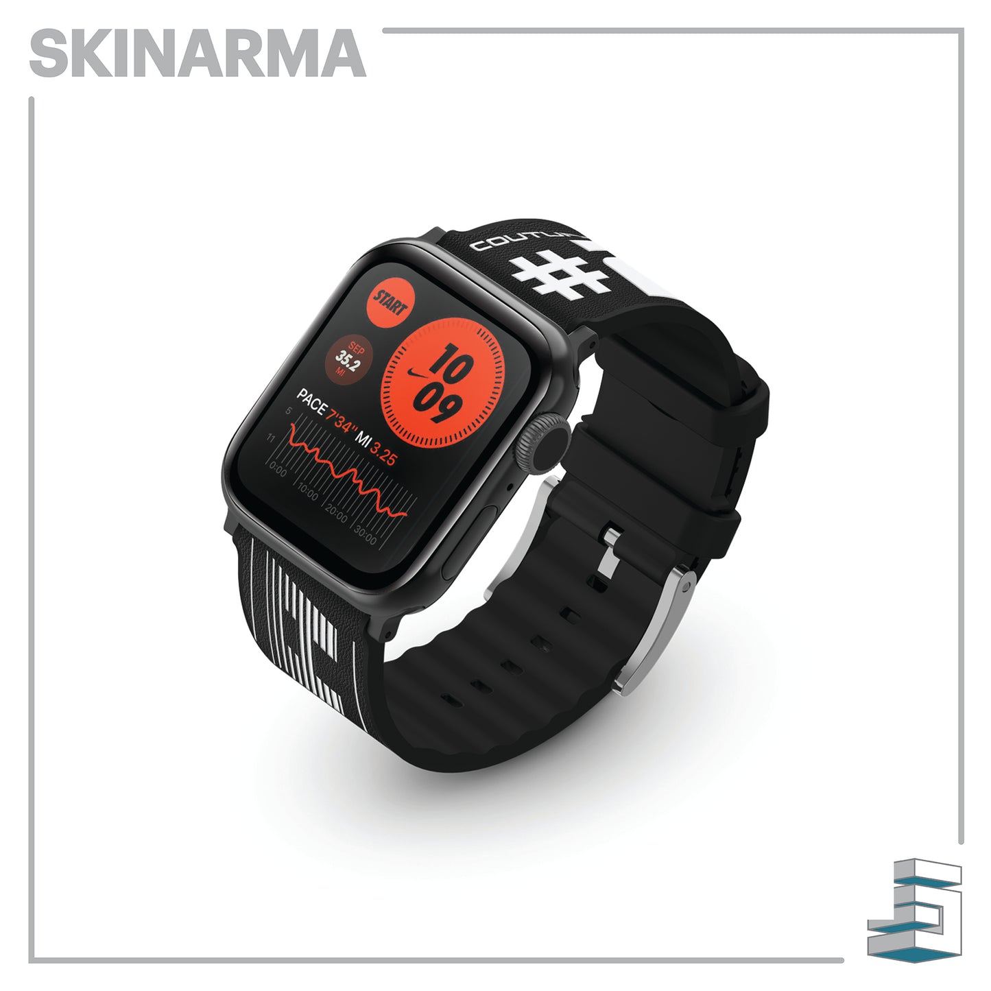 Strap for Apple Watch 44/42mm - SKINARMA Sokudo Global Synergy Concepts