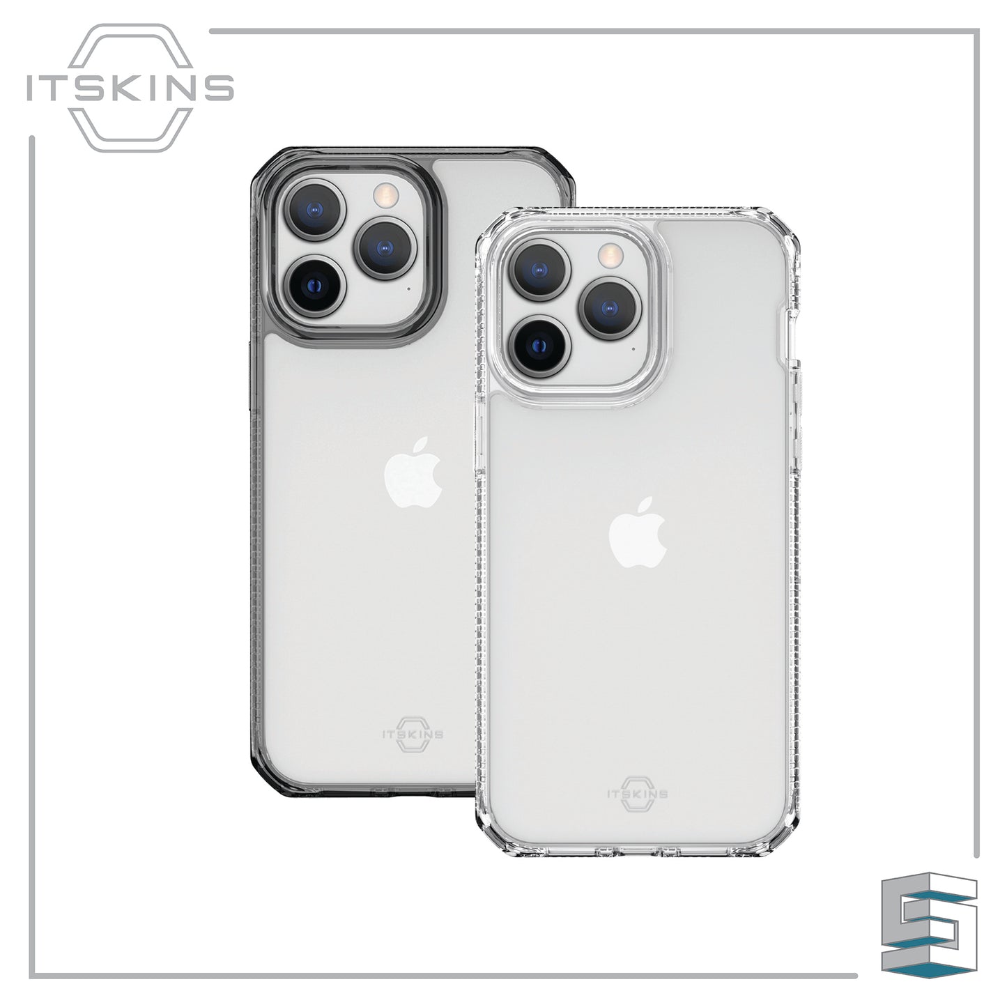 Case for Apple iPhone 14 series - ITSKINS Hybrid_R // Clear Global Synergy Concepts