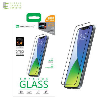 Tempered Glass for Apple iPhone 12 series - AMAZINGTHING SupremeGlass Dust Filter 2.75D 0.3mm Full Glass Global Synergy Concepts